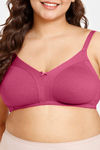 Zivame True Curv Double Layered Non Wired 3/4th Coverage Super Support Bra - Raspberry Radiance — thumbnail 4